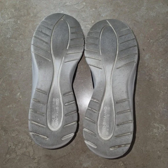 Skechers Shoes Womens Size 9 Blue Slip-ins On The Go Memory Foam Walking Casual - Picture 8 of 9